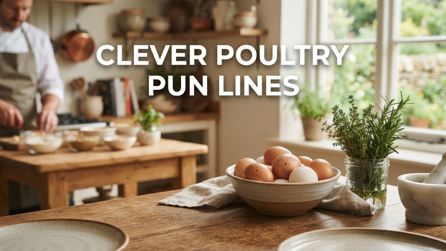Clever Poultry Pun Lines