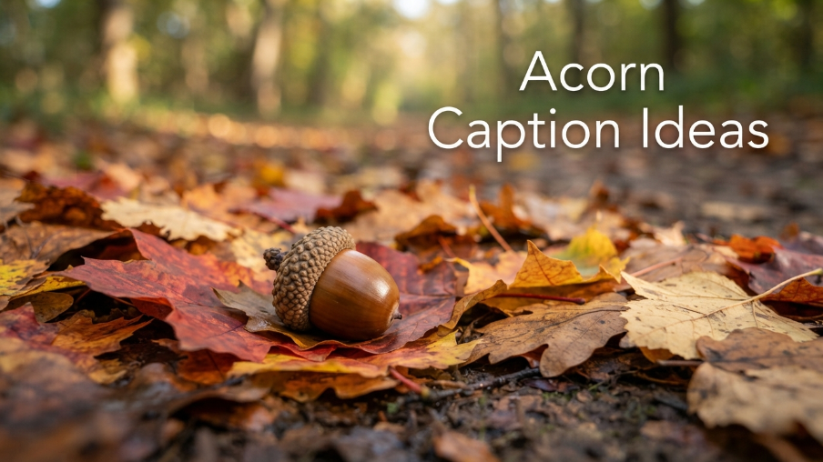 Acorn Caption Ideas