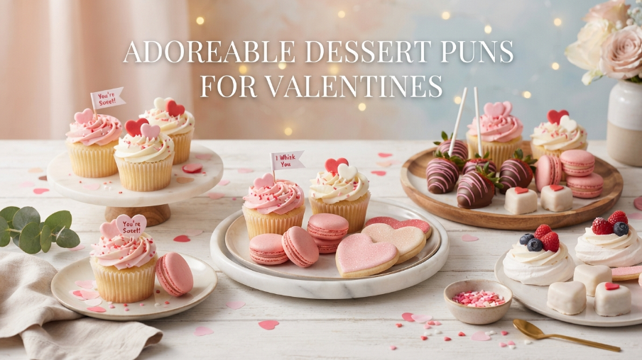 Adorable Dessert Puns For Valentines