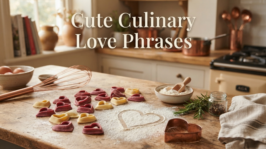 Cute Culinary Love Phrases