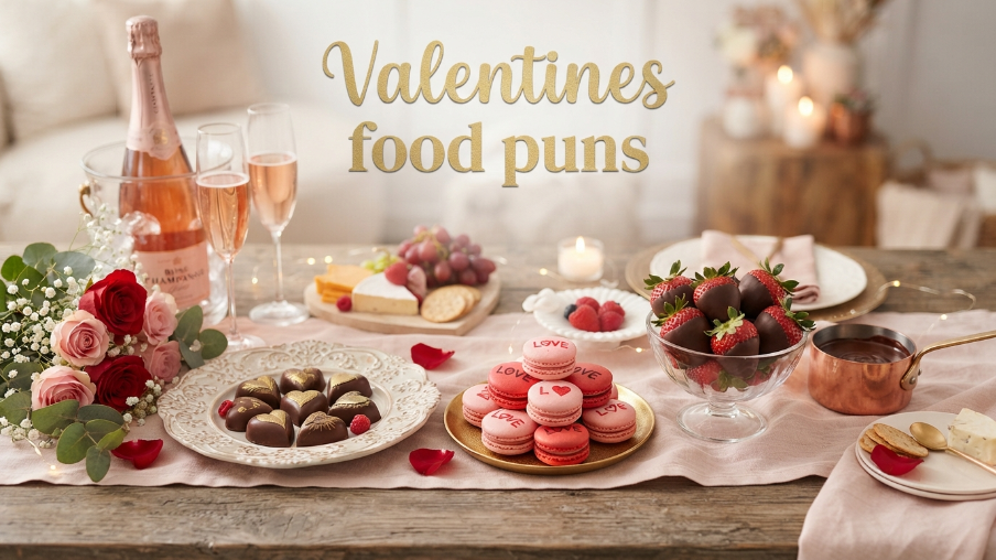Valentines food puns