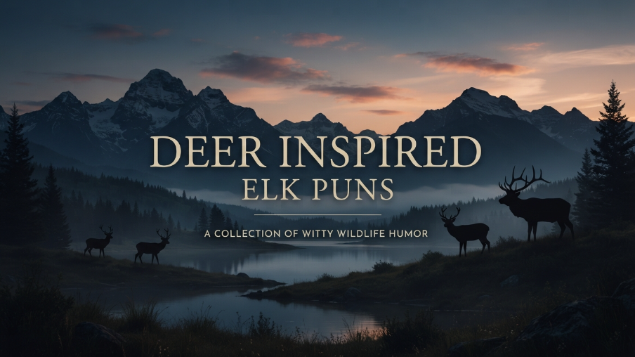 Deer Inspired Elk Puns