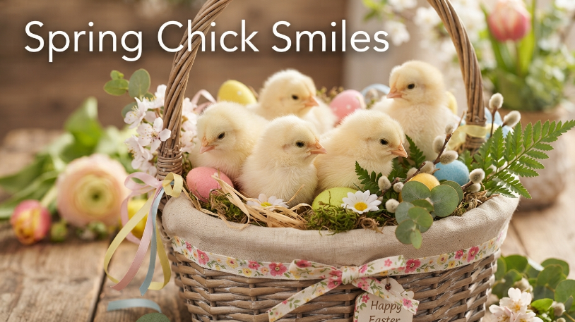 Spring Chick Smiles