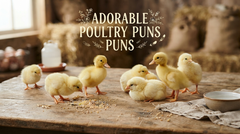 Adorable Poultry Puns