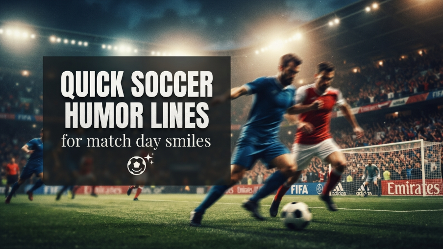 quick soccer humor lines for match day smiles