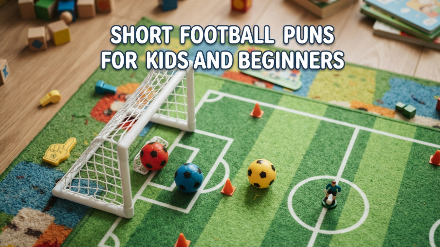 short football puns for kids and beginners