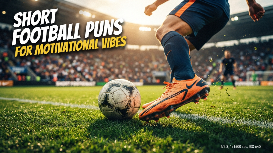short football puns for motivational vibes