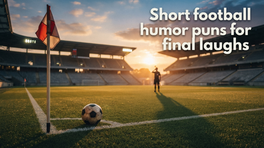 short football humor puns for final laughs