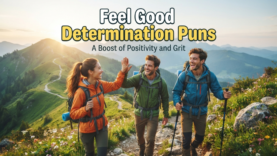 Feel Good Determination Puns