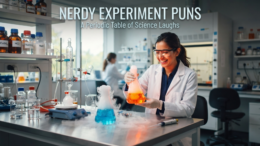 Nerdy Experiment Puns