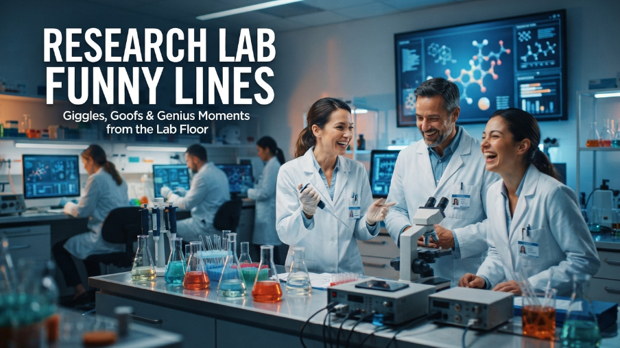 Research Lab Funny Lines