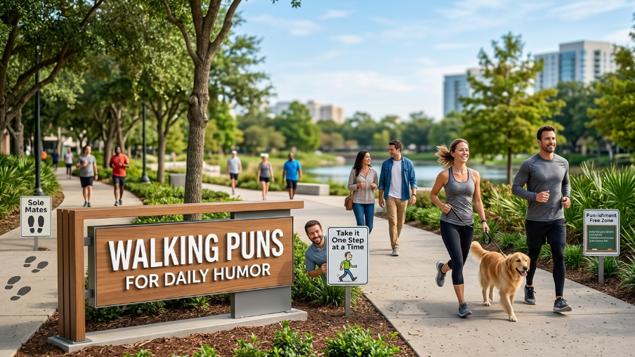 walking puns for daily humor