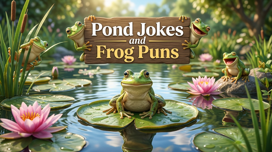Pond Jokes and Frog Puns