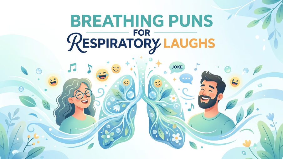 Breathing puns for respiratory laughs