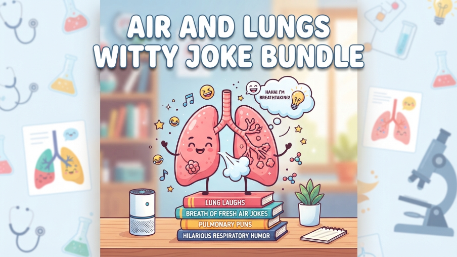Air and lungs witty joke bundle
