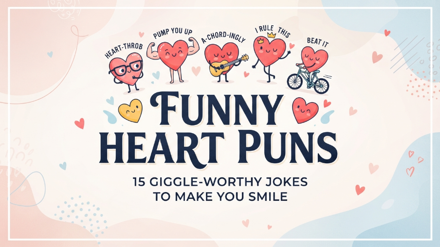 Funny heart puns