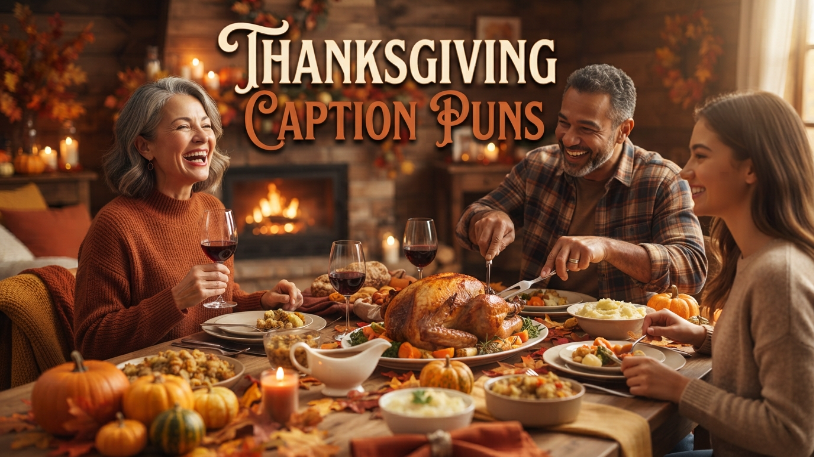 Thanksgiving Caption Puns