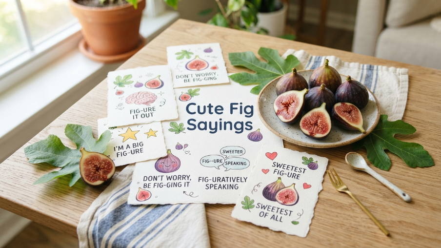 Cute Fig Sayings