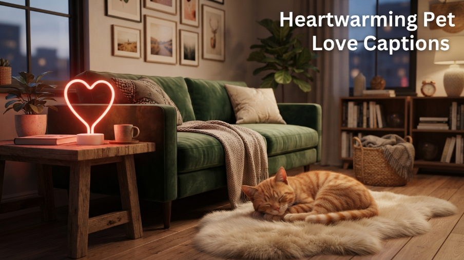 Heartwarming Pet Love Captions