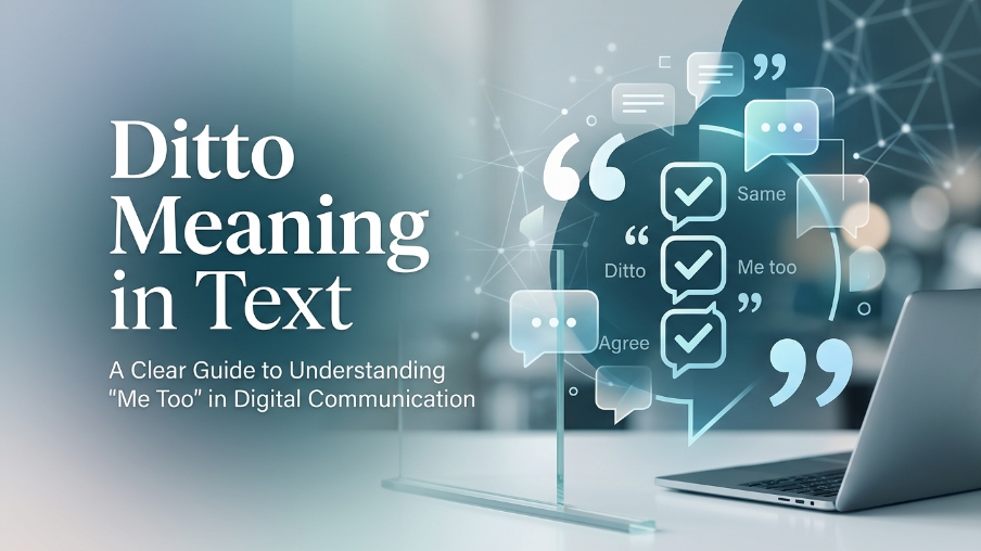 Ditto Meaning in Text