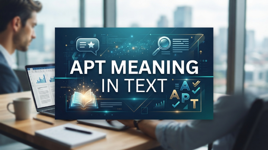 Apt Meaning in Text
