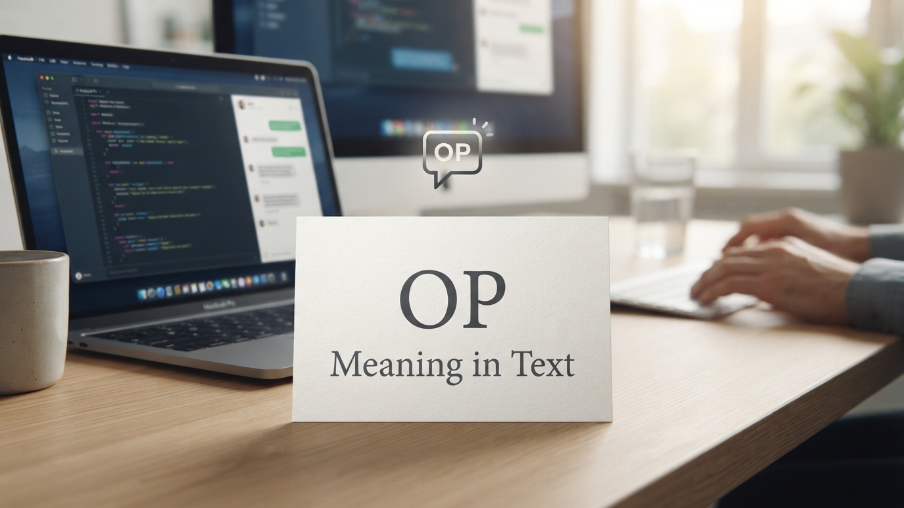 OP Meaning in Text