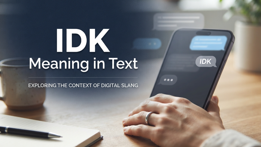 IDK Meaning in Text