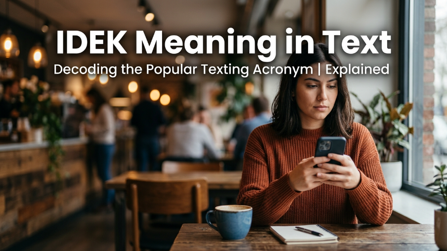 IDEK Meaning in Text