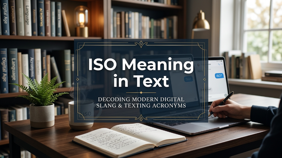 ISO Meaning in Text