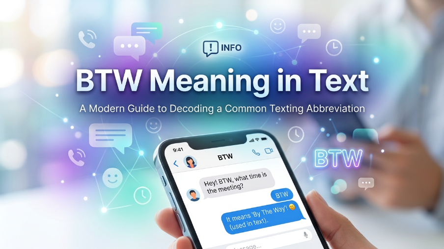 BTW Meaning in Text