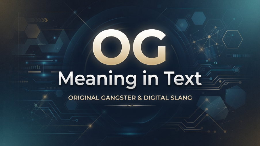 OG Meaning in Text