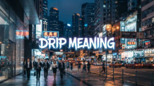 Drip Meaning