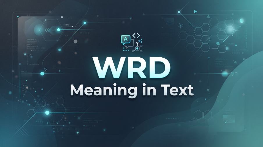 WRD Meaning in Text